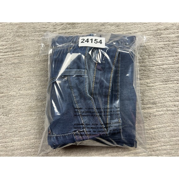 No Boundaries Jeans Juniors 15 Blue Dark Wash Cotton Blend Skinny Tapered Leg - Picture 12 of 12